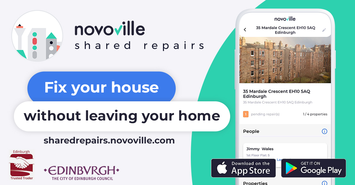 Novoville Launches Shared Repairs App In Edinburgh